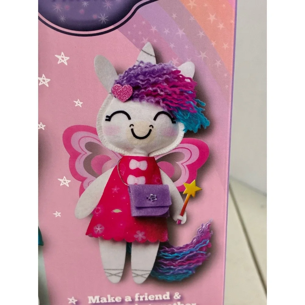 Craft-tastic Magical Unicorn Friend DIY‎ Plush Craft Kit Ages 4+ 84 Pieces NEW